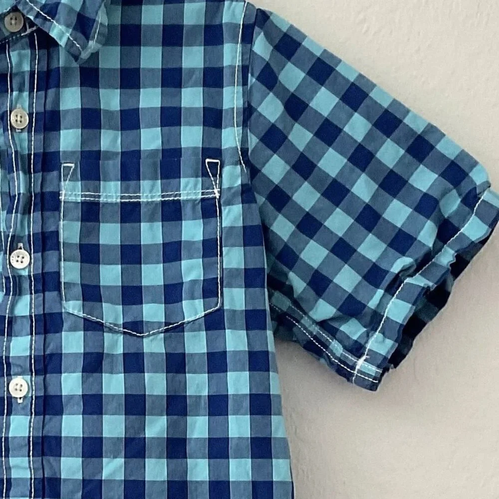 OSHKOSH B’GOSH PLAID BUTTON-DOWN SHIRT LIKE NEW